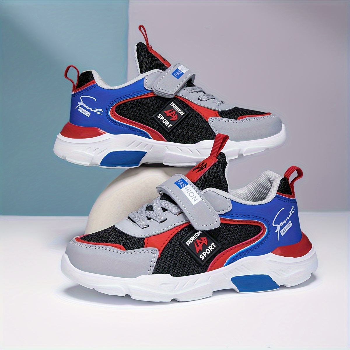 buty dziecięce oddychające   do biegania z zapięciem – kolorowe sneakersy niskie dla chłopców i dziewczynek, podeszwą md i wierzchem z tkaniny na cały dzień komfortu, buty sportowe na wiosnę,   i jesień, eleganckie obuwie dla dzieci, elastyczny materiał, idealne do szkoły i codziennego noszenia 0