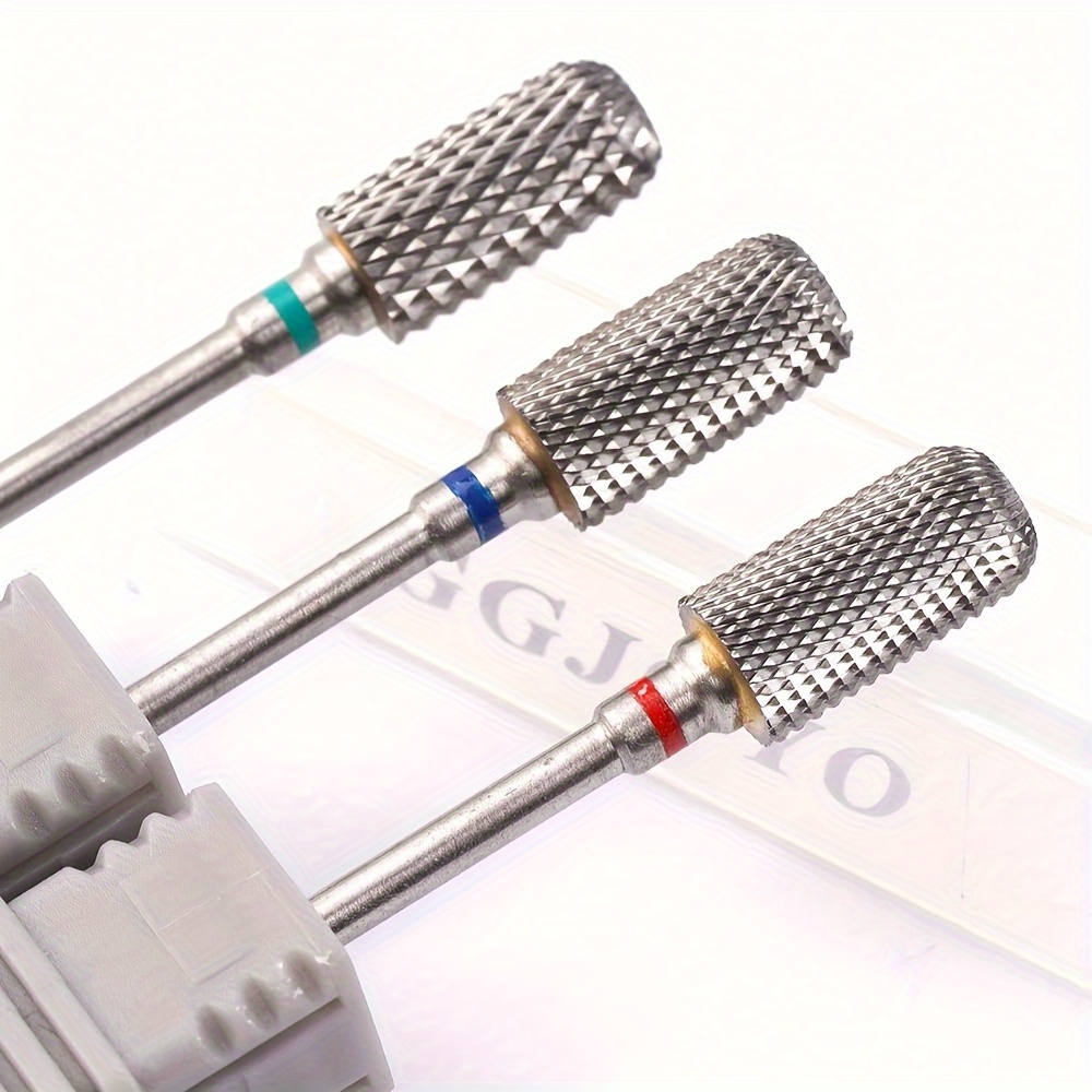 Professional Electric Nail Drill Bit, Tungsten Steel Triangular Teeth