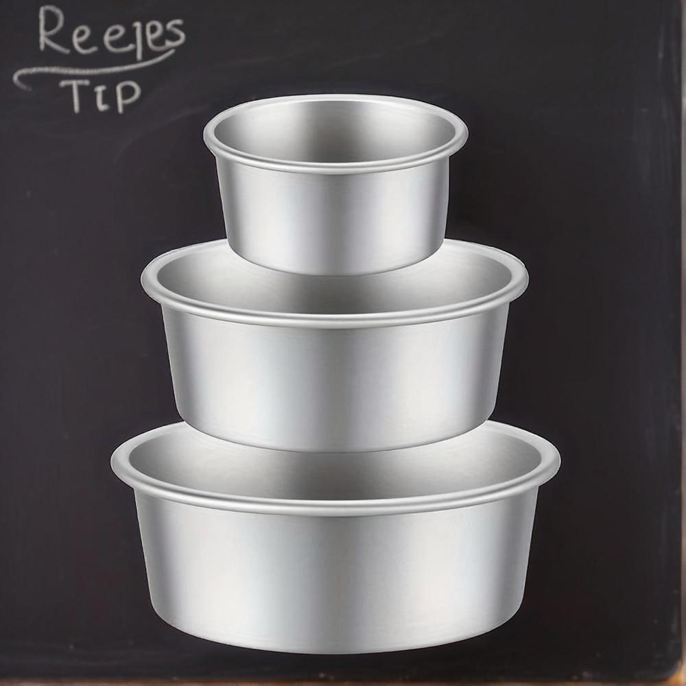 aluminum round fixed bottom cake baking pan non stick Temu Oman