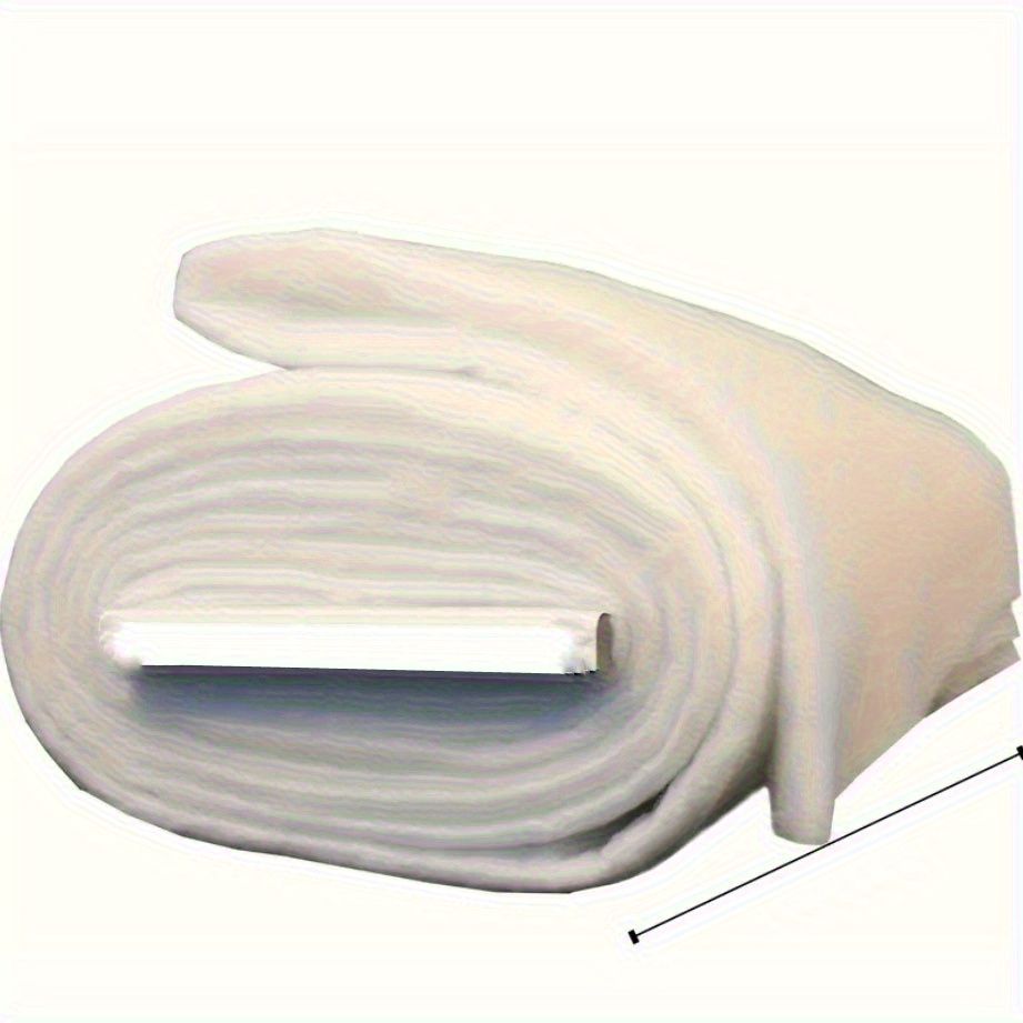 item picture 1  and durable polyester quilted batting with a thickness of 0 2 inches heat resistant and   lightweight suitable for hand and machine sewing projects cream colored roll quilting specific fabric