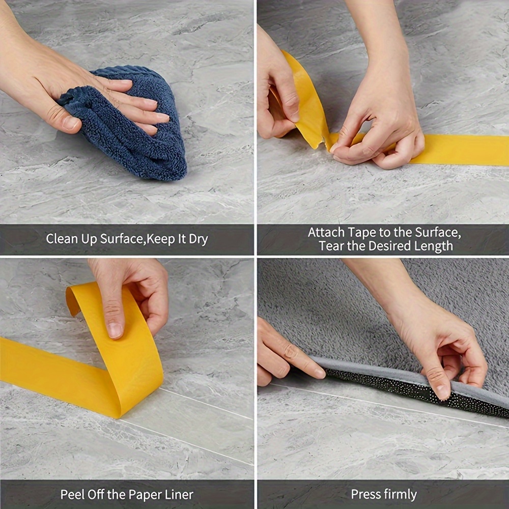 1  sticky high   double sided tape no residue fabric backing grid design for   fixing carpets faux leather walls floors plastic   multipurpose indoor outdoor use 2