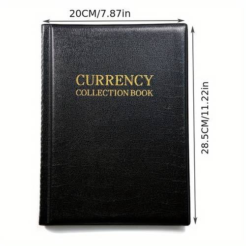 1pc coin storage book large capacity stamp badge collection book paper coin protective cover coin paper coin mixed collection book