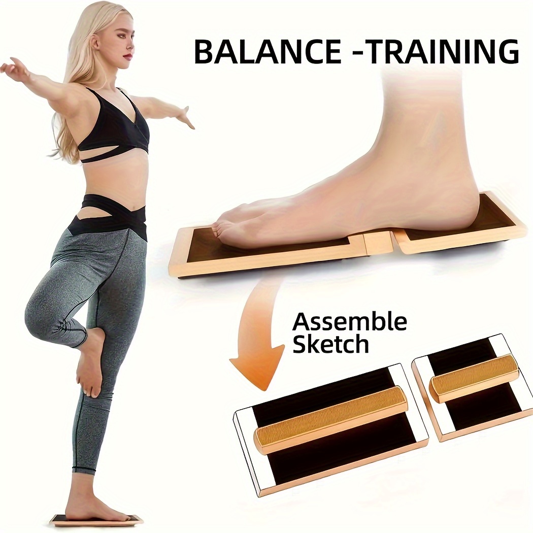 1pc Home Balance Training Equipment Dance Beginner Ankle Stabilizer  Board, Ballet Balance Artifact for Placement Weight Distribution  Training,