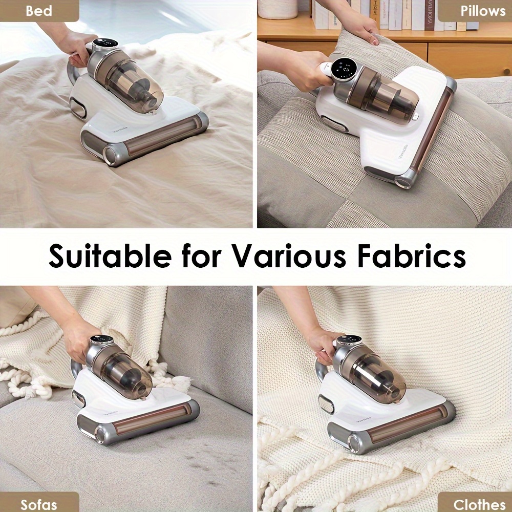   m6 cordless mattress vacuum cleaner for carpets mattresses sofas and more with 18kpa super   lightweight design hepa filter mattress tapping about 80 000 times minute type c charging