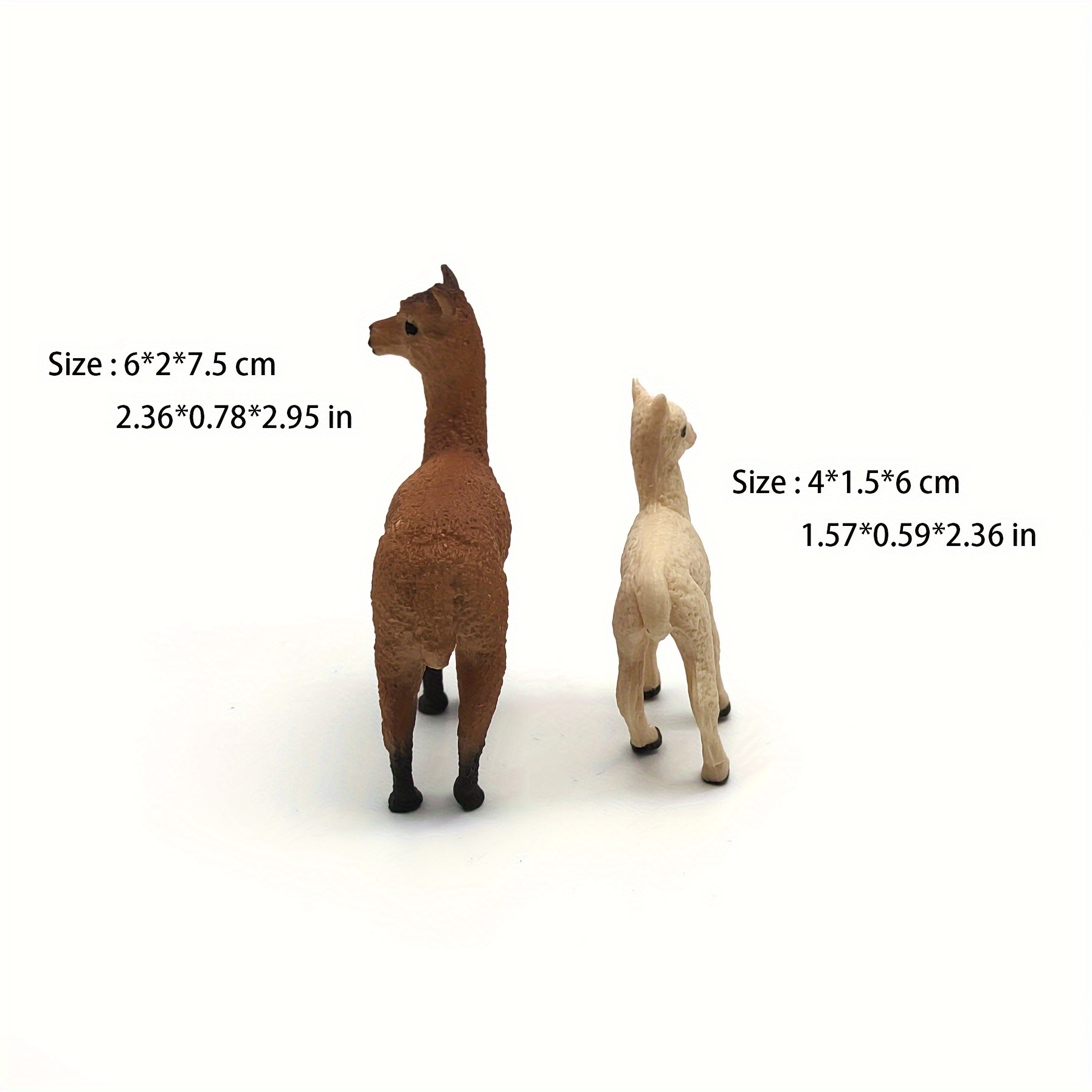 Alpaca Figurine for Garden Decor and Display