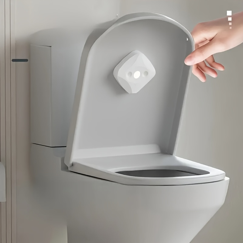 1件智能马桶清洁器、自动净化器，多功能便携式厕所卫生洗漱用品设备家用和饭店、马桶净化器+1卷双面胶带、厕所净化，多功能便携式uvc系统 商品详情 3
