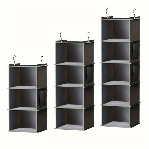 hanging foldable wardrobe storage hanging bag with two metal hooks wardrobe classification storage bags used for shoes clothes and bags hanging shoe organizers