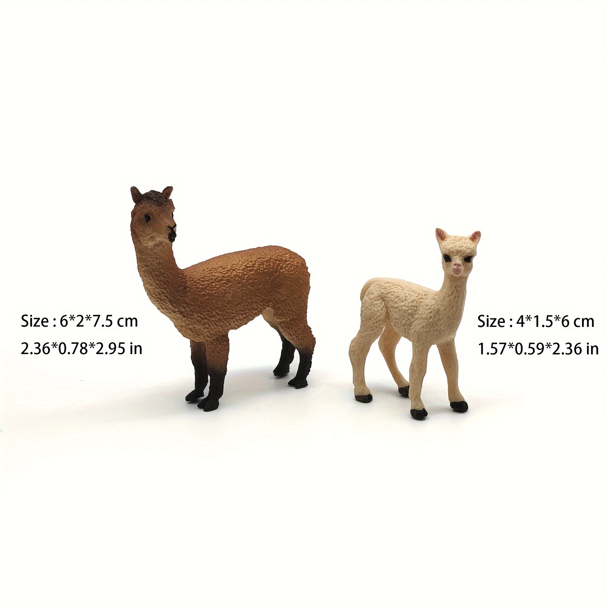 Alpaca Figurine for Garden Decor and Display
