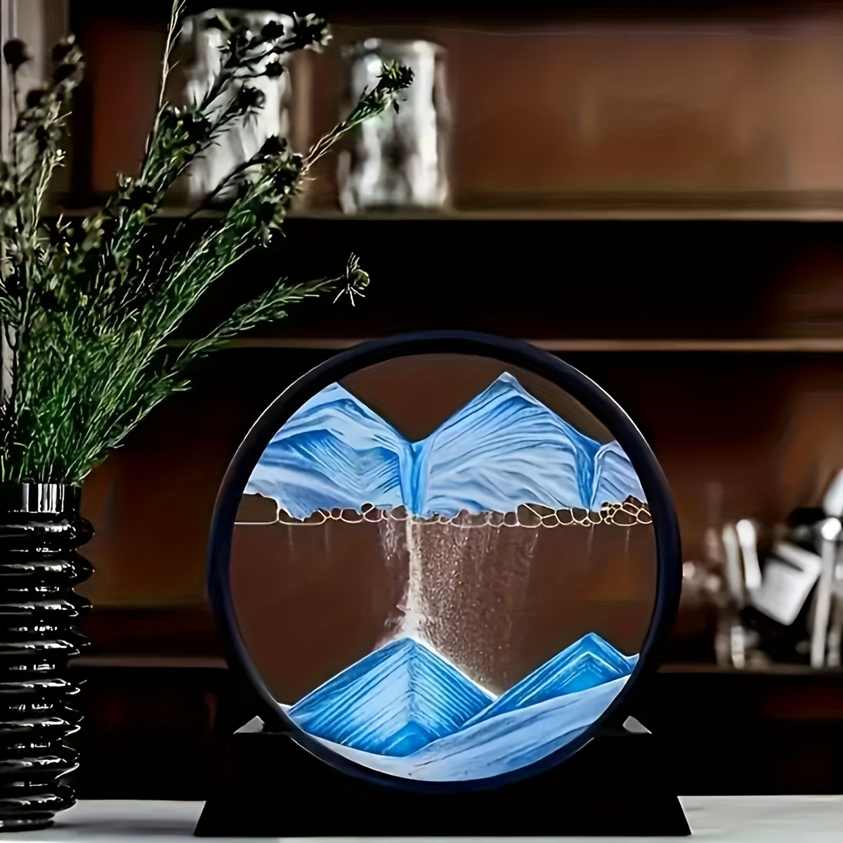 dynamische  loper bureau decoratie - glazen bewegende   kunstkoepel voor thuis & kantoor 6