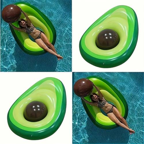 pool float bed pool party with ball pool supplies outdoor swimming pool inflatable raft fun pool float