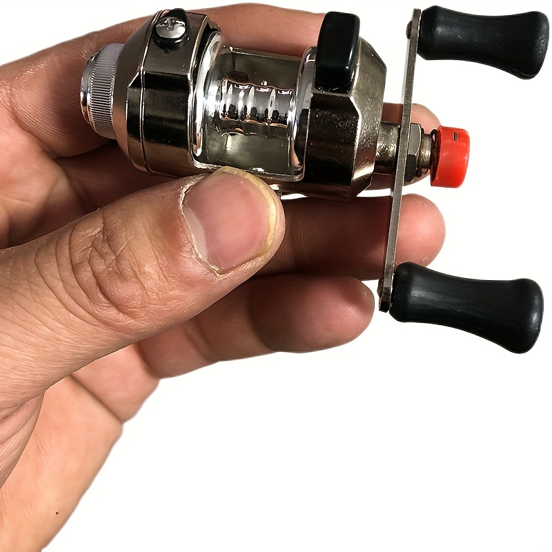 1pc   Stainless Steel Spinning Fishing Reel, Compact Smooth Long-Range Casting Metal Reel for Pen Rods,   Accessories, Fishing Rod And Reel