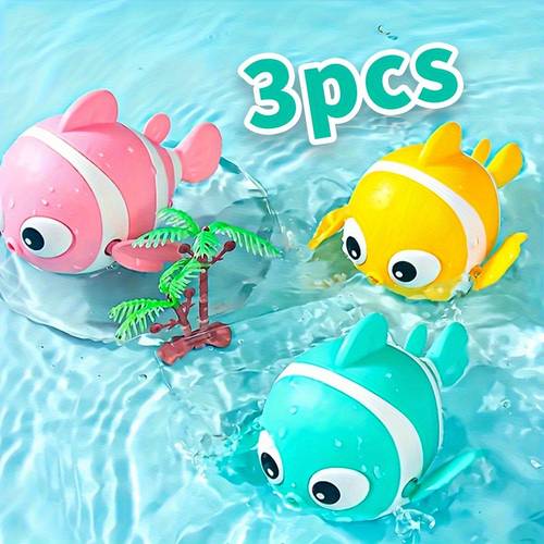 3pcs water toys clownfish perfect as holiday gifts or souvenirs suitable for indoor and outdoor play summer bath toys