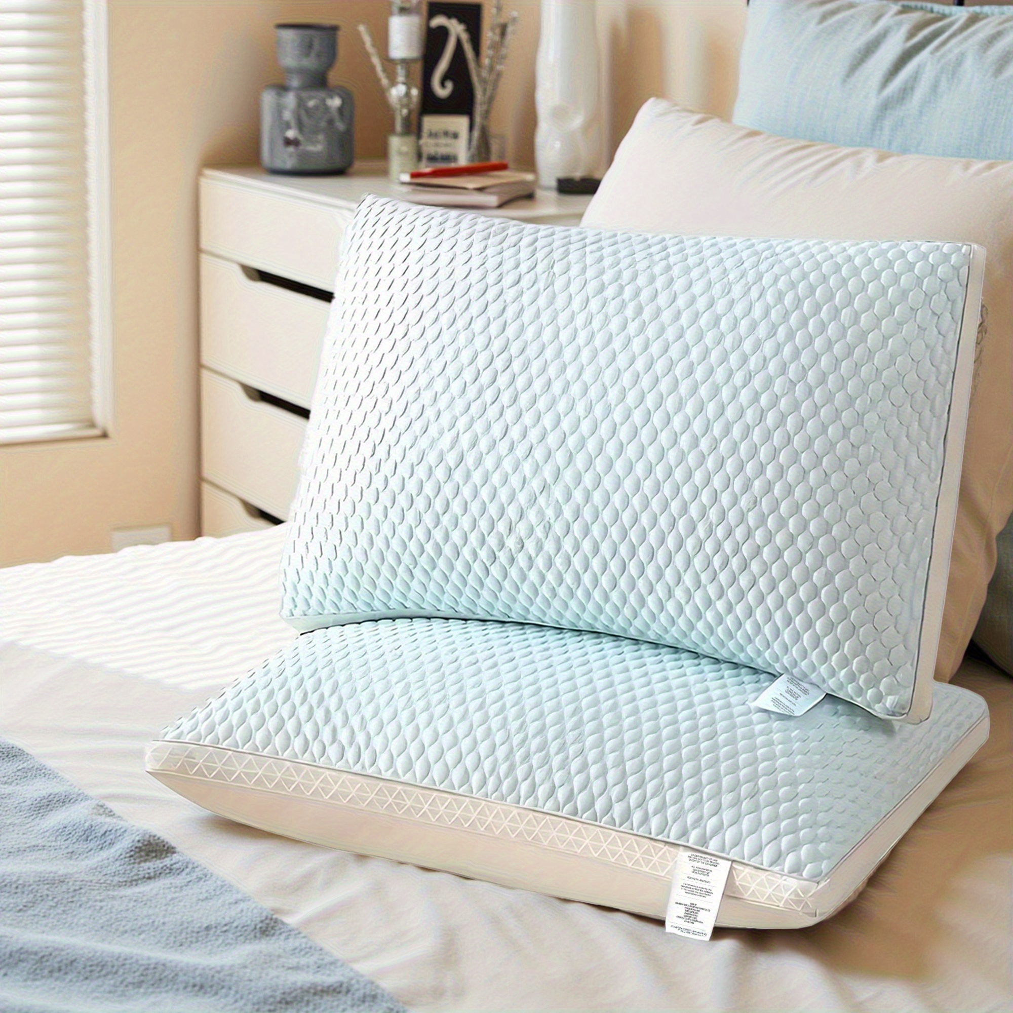 2pcs cooling pillows suitable adults massage beads cooling