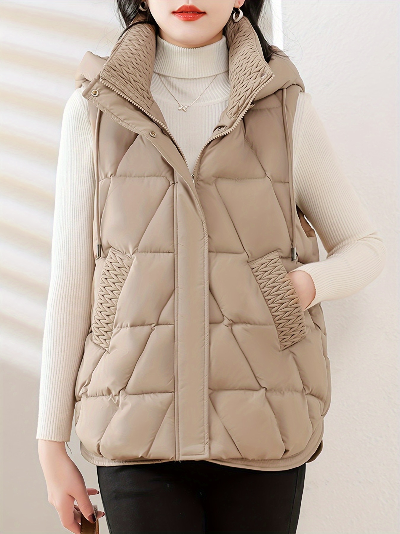 Plus Size Womens Vest Spring Autumn New Casual Versatile