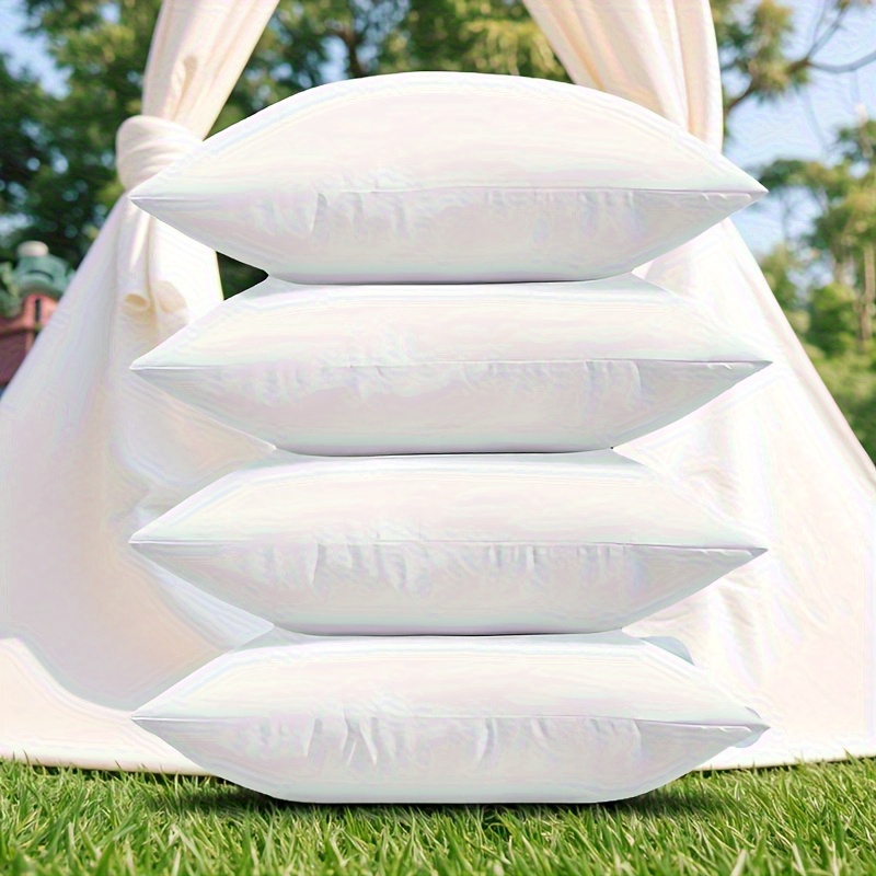 Pillow Stuffing Set Of 4 - Pillow Inserts For Decorative Cushions, Suitable For Home Decor And Outdoor Camping, Luxurious Soft Fluffy Mattress Sofa Cushions, Christmas Gift Throw Pillow Insert