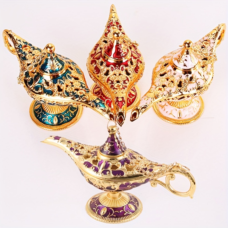 Small genie magic lamp - Genie Oil Lamp - Aladdin genie lamp - Brass genie  lamp
