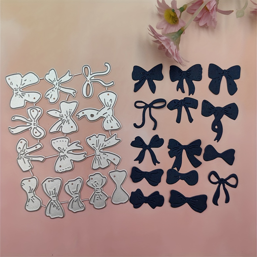 ZFPARTY Layering Bows Metal Cutting Dies Stencils for DIY