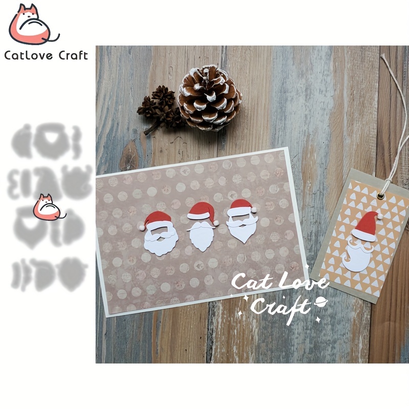 Tag scrapbooking cadre enfant Noël