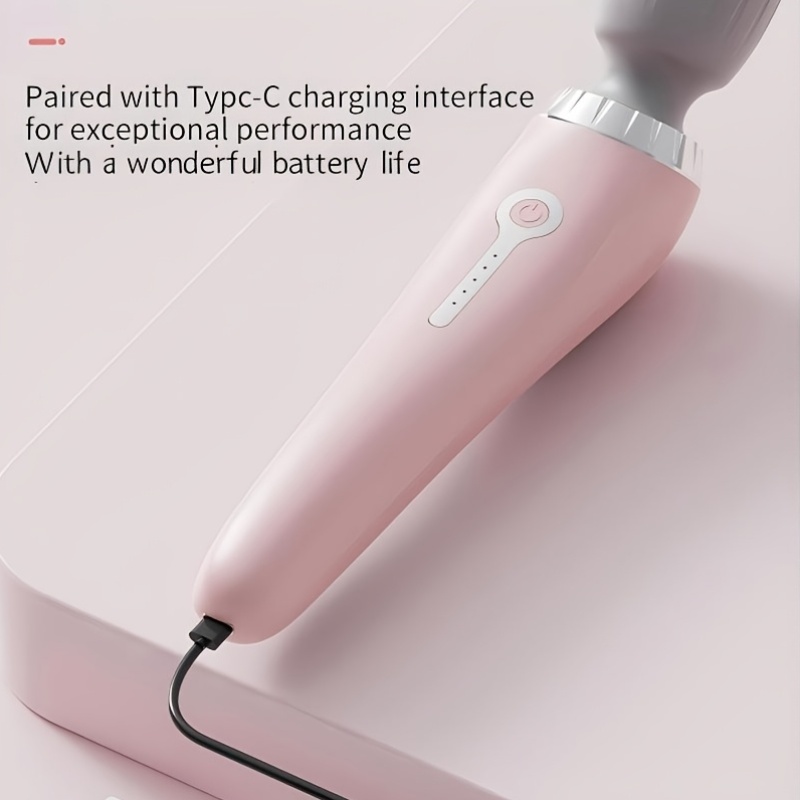 5 speed portable handheld massager usb rechargeable relaxation massager ideal for neck back legs and waist long   compact and portable a great gift for family   Product details 6
