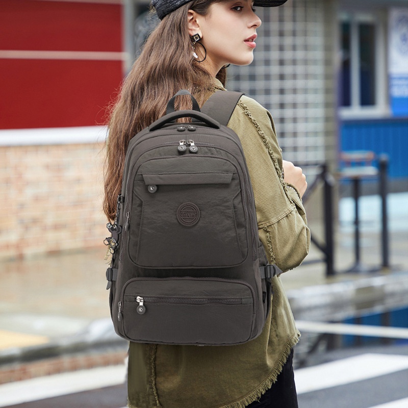 unisex backpack a large capacity easy lightweight laptop bag  display picture 1