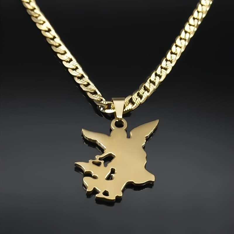 Faith Style Archangel St. Michael Pendant Necklace, Unisex
