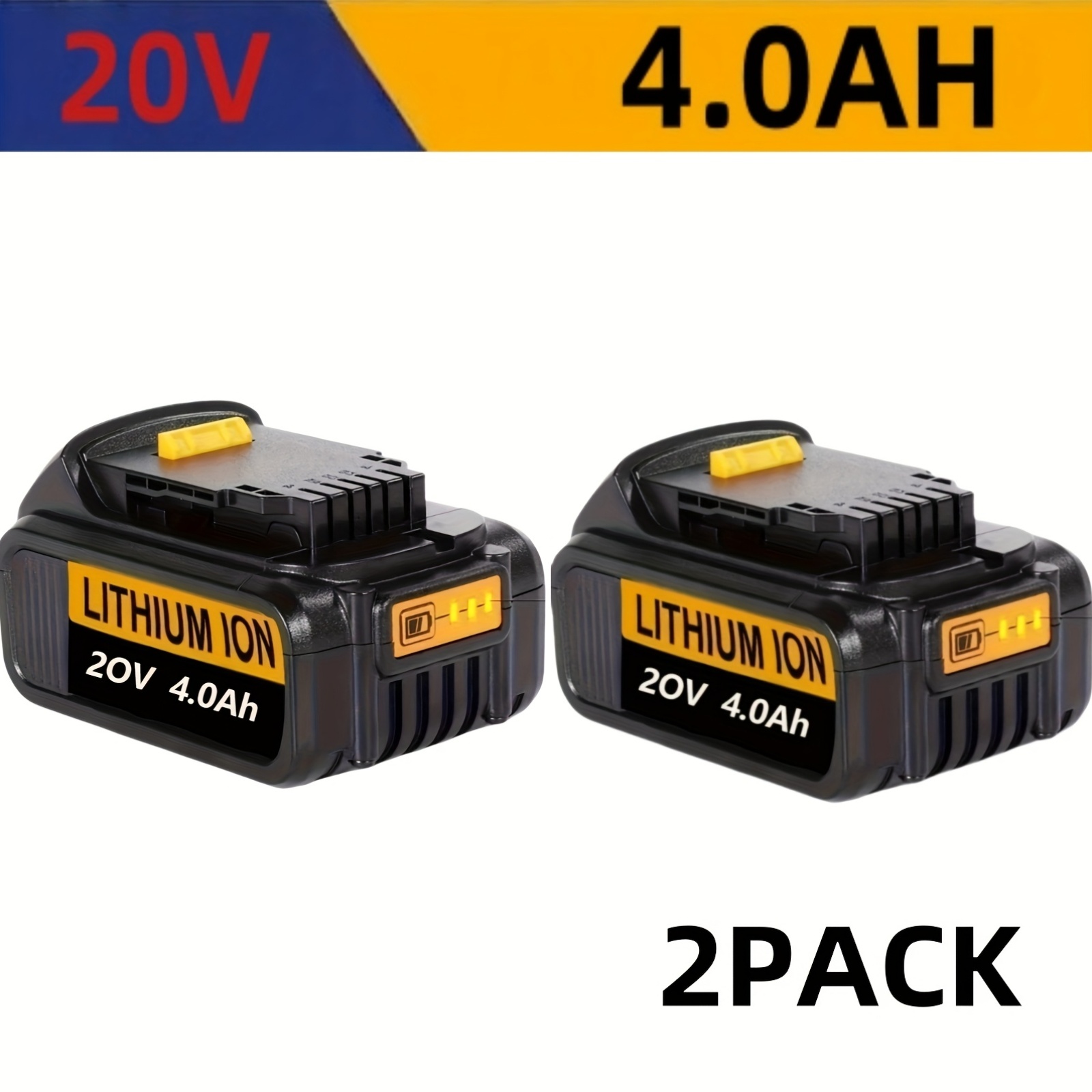 DeWalt 20v Battery 3ah DCB200 4-pack 2-pack 1-pack 20V