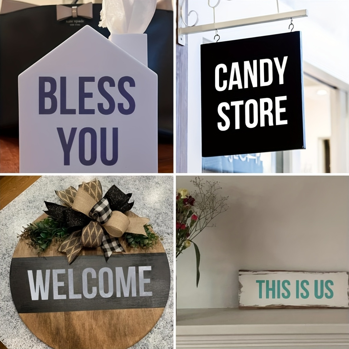 70-Pack 1 Inch Letter And Number Stencils - Reusable Mylar Templates For Crafts & Signs
