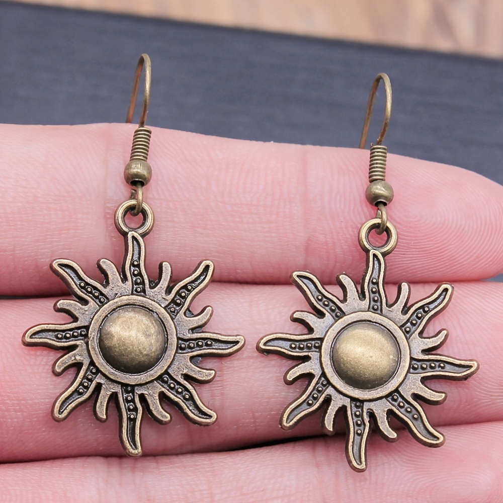 Women's Bohemian Sunshine Pendant Earrings