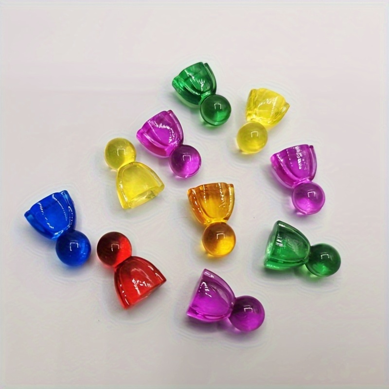 Acrylic Interactive Colored Human Chess Piece Set