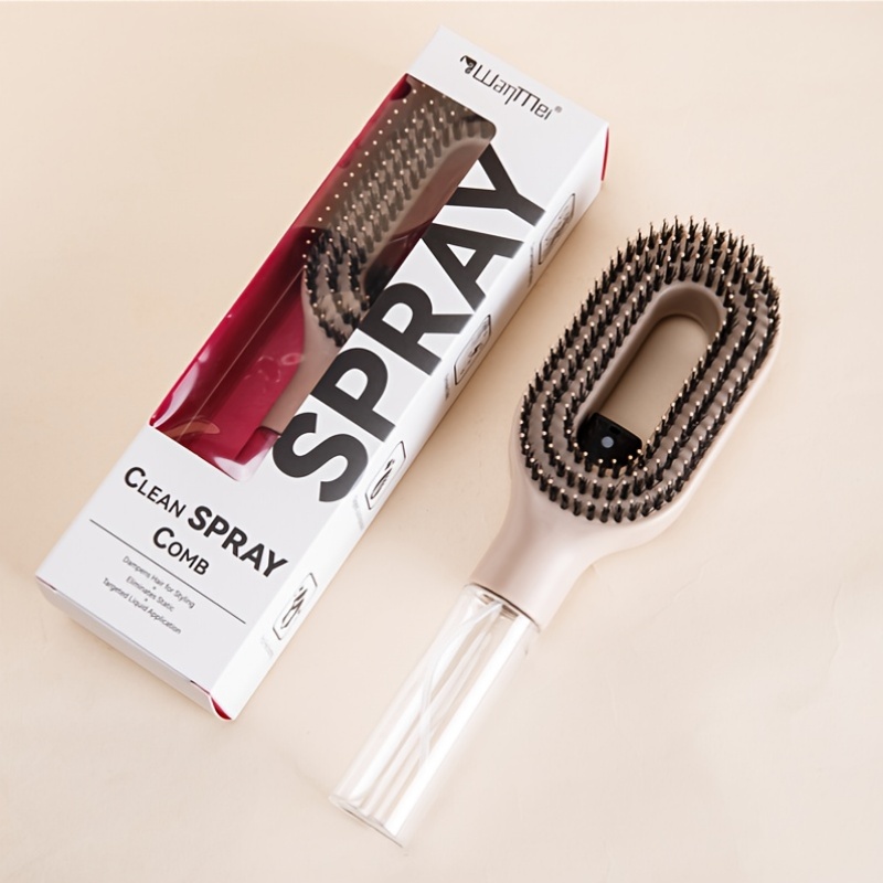 cepillo de pelo   - herramienta innovadora de spray y cepillado para peinar el cabello húmedo y   - cerdas anti-enredos, práctico reservorio de agua,   de usar para   de la   Detalles del producto 9