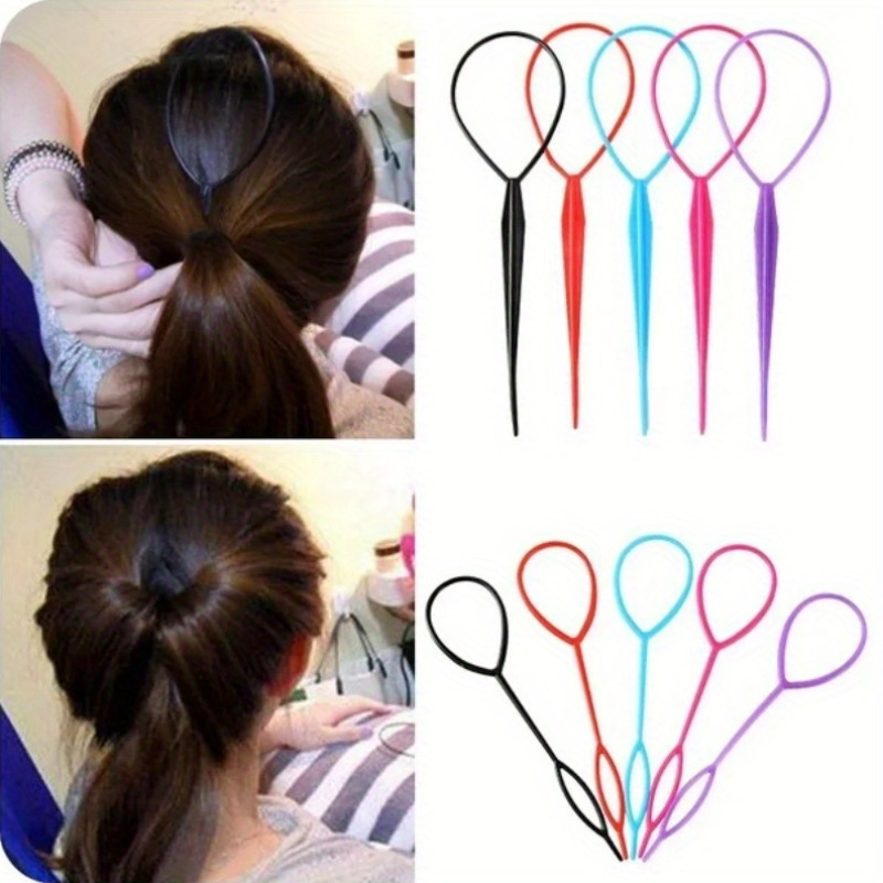 Cute Multi functional Hair Bun Crown Shapers Women Plastic Temu South