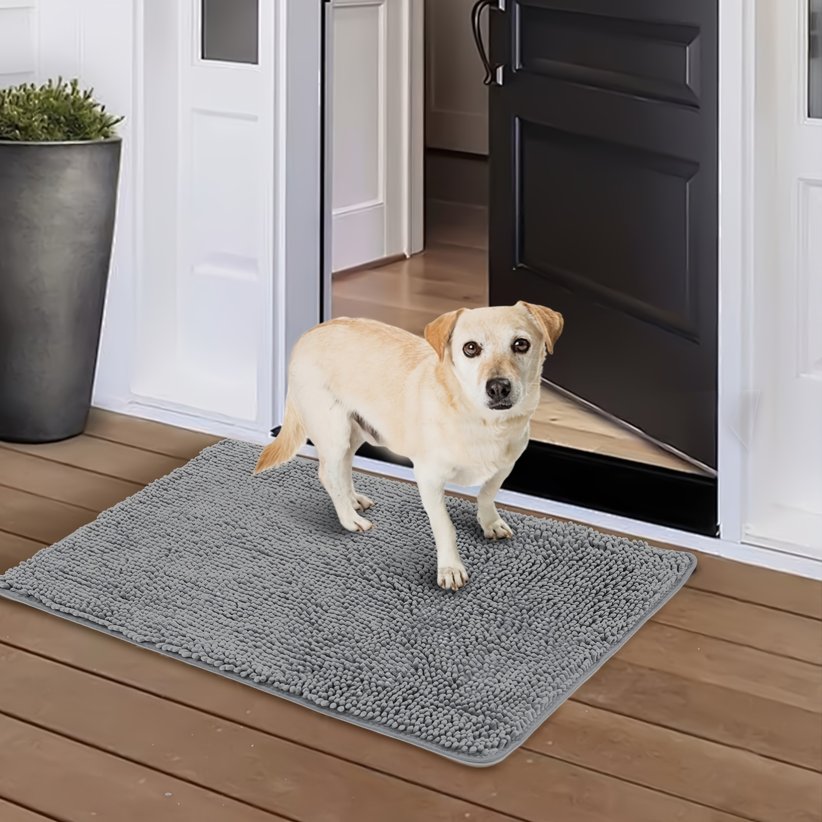 2pcs dog door mat muddy paws absorbs moisture dirt absorbent Temu