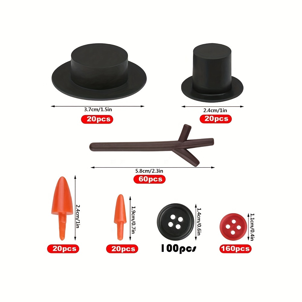 TEMU 400pcs Christmas Diy , & , , Snowman Figurines, Pet , Christmas Decor, Art Supplies, Jewelry Making Accessories