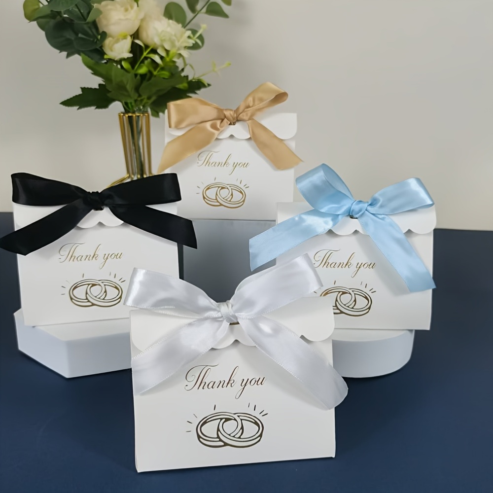 10pcs Creative Mini Thank You Gift Box Packaging