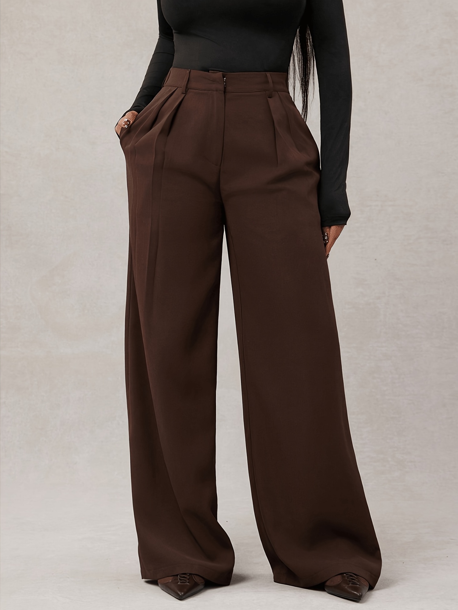 brown pants sold on Temu United States