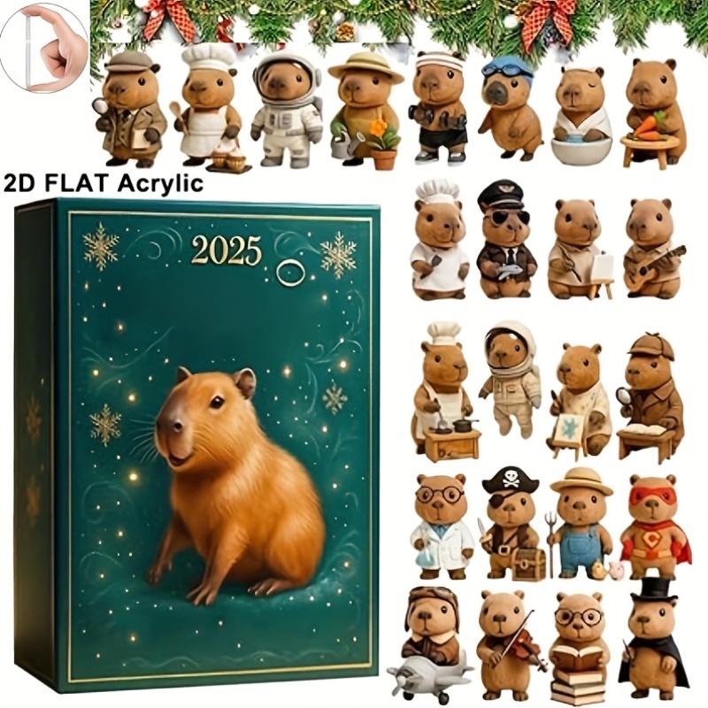 2d 2d capybara julkalender 2d capybara - Temu Sweden