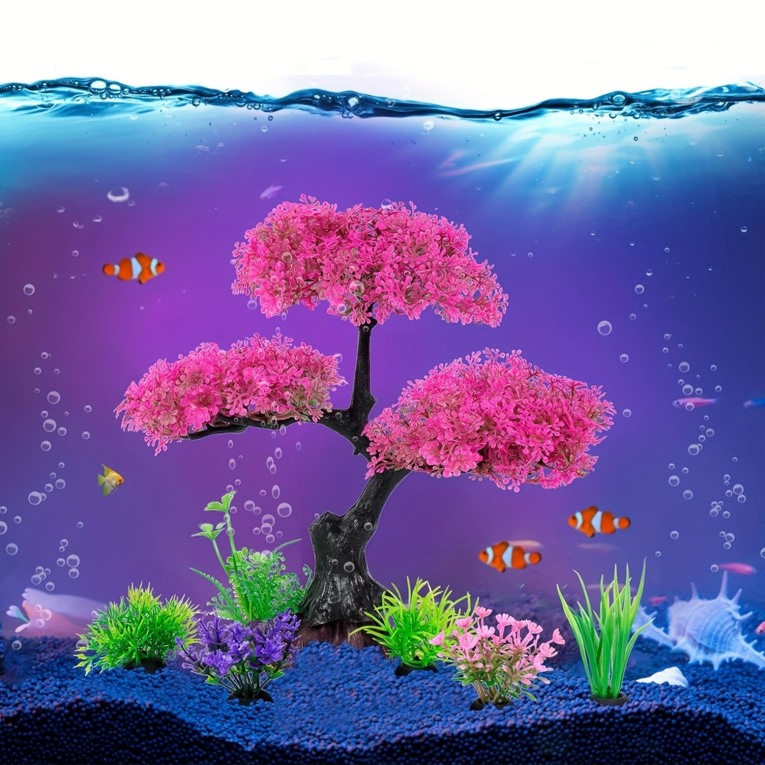 10 aquarium fish tank landscape simulation water grass - Temu Bahrain