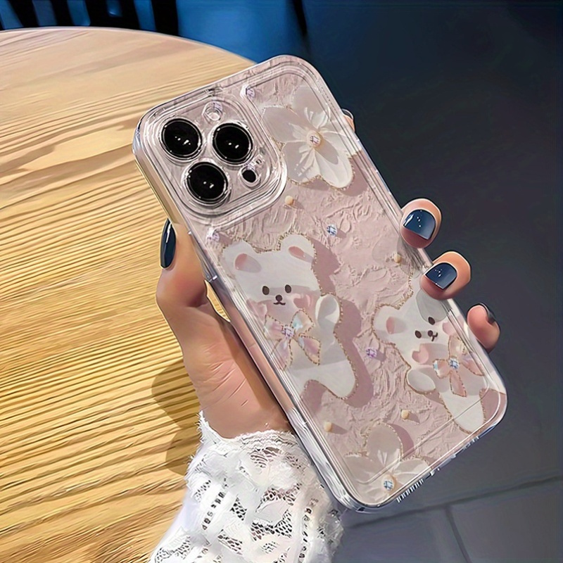 for iPhone Case 16/15/14/13/12 11 xsmax 11promax 13pro 14pro 15pro 16pro/15promax 14promax 13promax/xsmax xr xs 7plus/6plus/7/8/6 simple full coverage transparent protective case