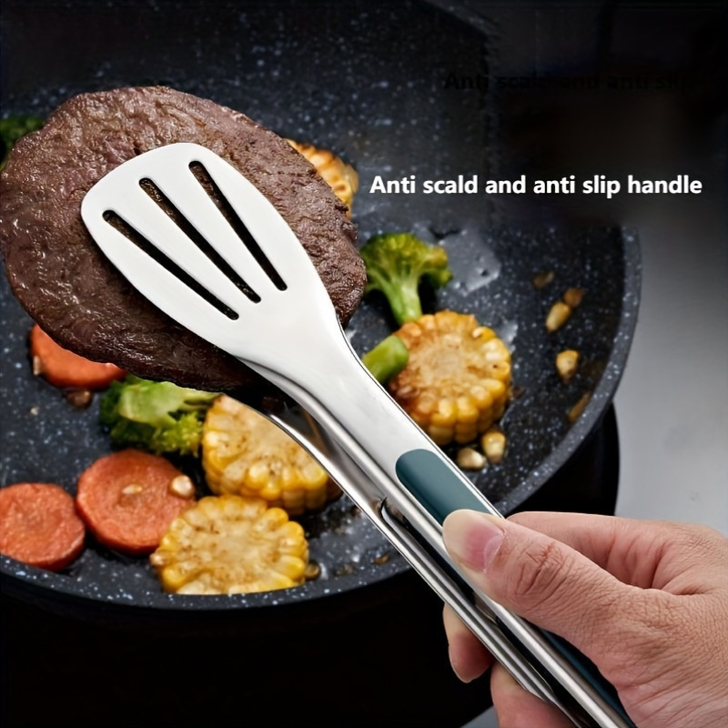 Stainless Steel Kitchen Tongs for Cooking and Serving