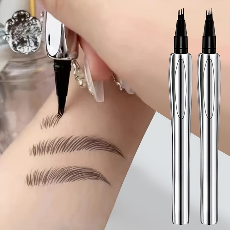 4 way slanted eyebrow pencil waterproof sweatproof long lasting non blending comfortable to touch easy to carry 3 colors options with brush for   types suitable for all makeup looks valentines day gift