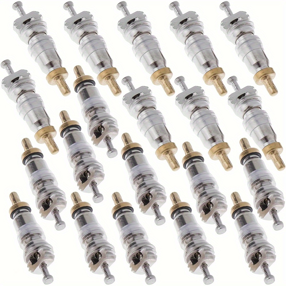 TEMU 20 High-quality Air Conditioning Valve Cores With A For Use In R22, R12, And Systems In Cars And Homes