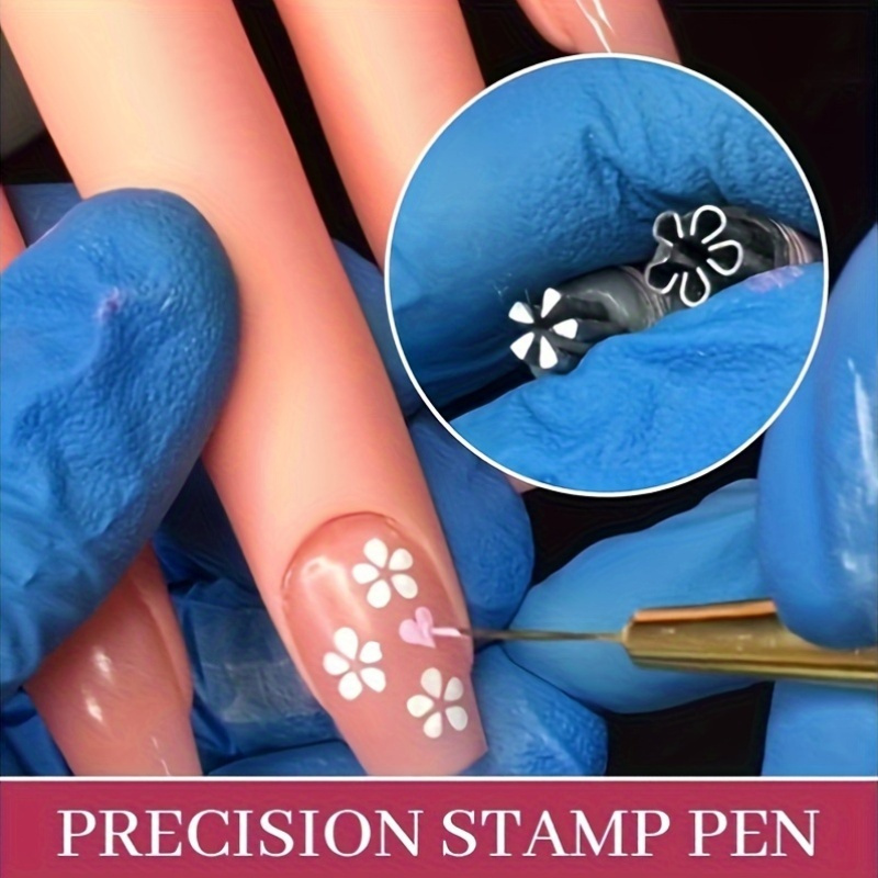 10 Stück Gel-Pinsel Für Nail Art – Weiche Silikon-Spitze, Doppelseitig, Gesamtlänge 17,7 Cm, Für Maniküre