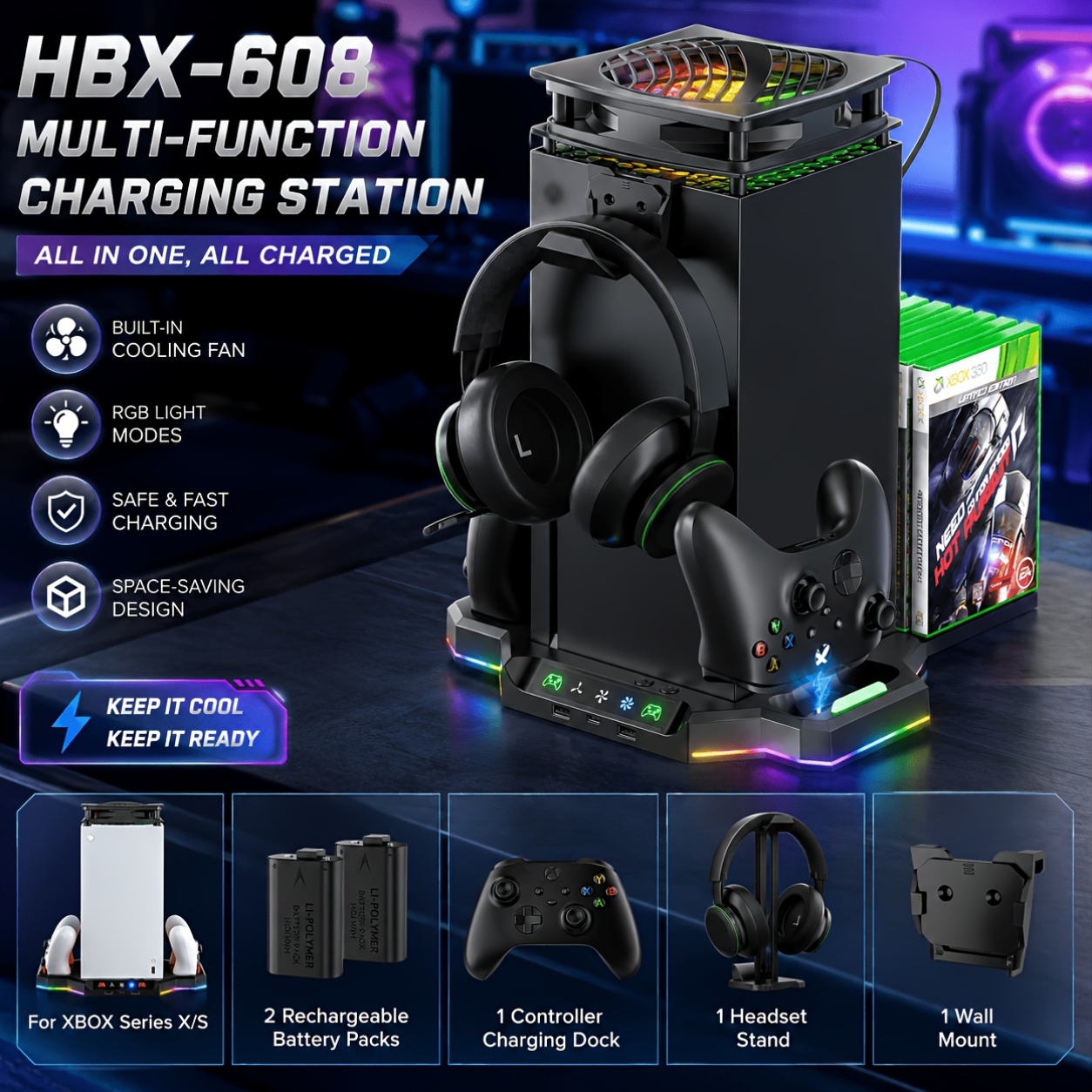 gamer accessories sold on Temu United States