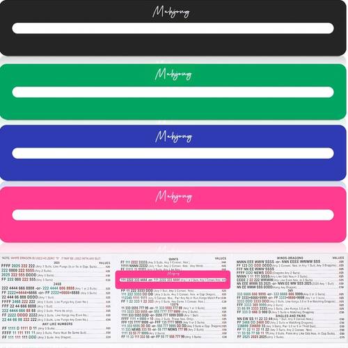 item picture acrylic 4pcs finder set multi color mahjong additions line finder tool rule guide reading assistant easy to carry and store suitable for beginners and competitions party night classic