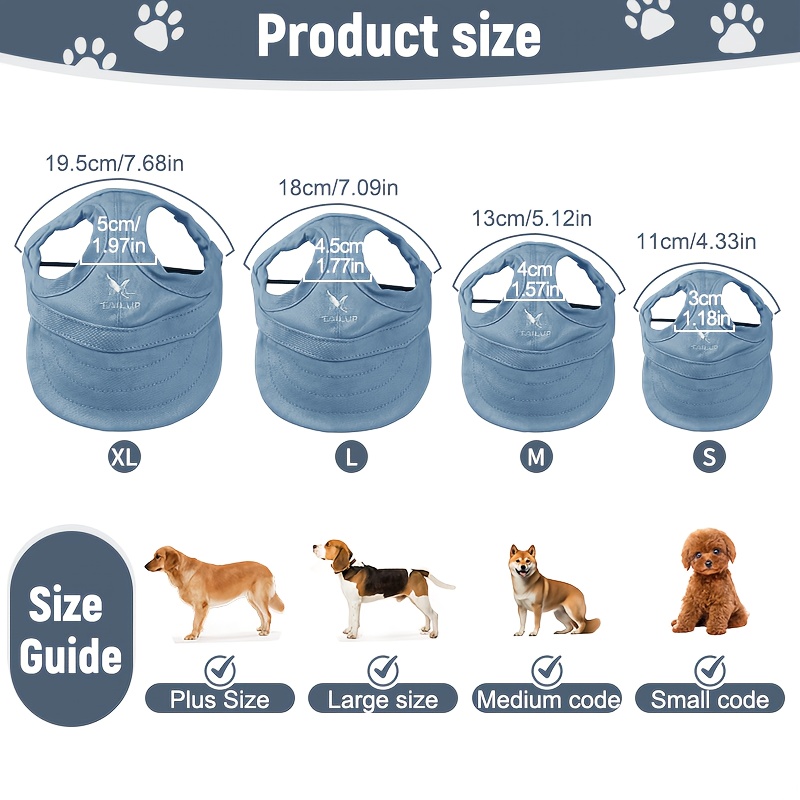 1 Pet Hat, Dog Hat, Dog Baseball Cap, Baseball Cap