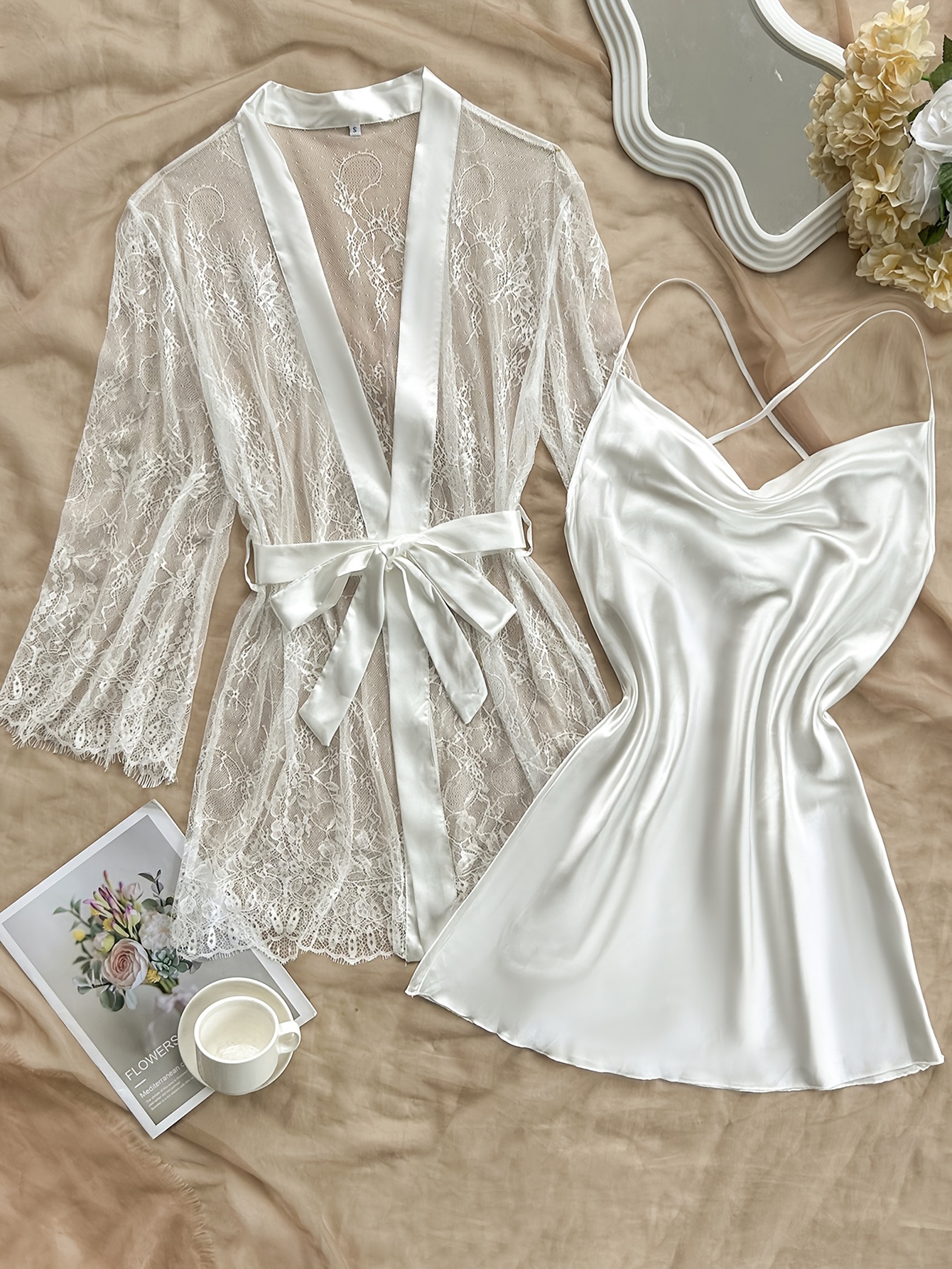 white lingerie dress - United Kingdom