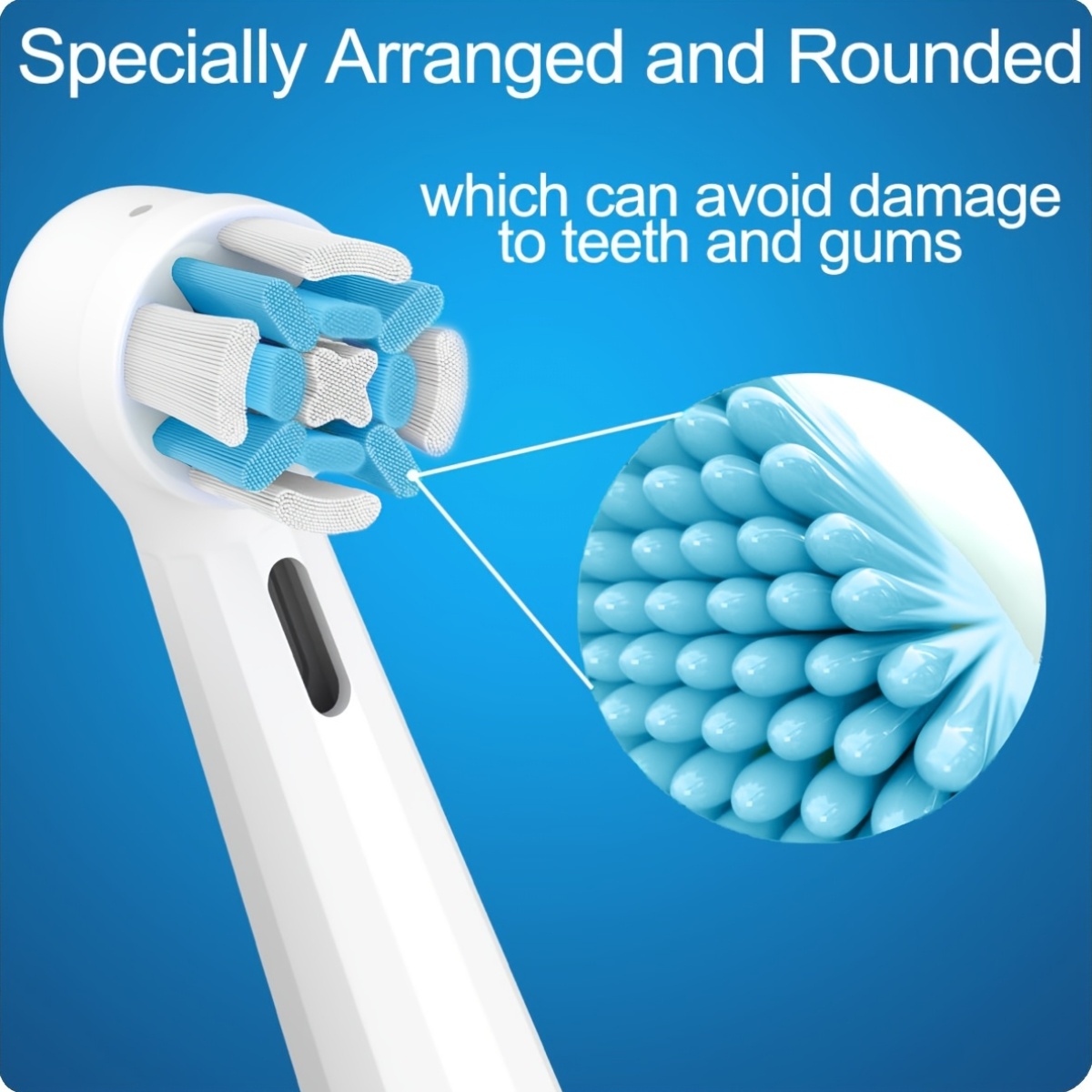 7pcs Toothbrush Replacement Heads for Oral B Electric Toothbrush Series