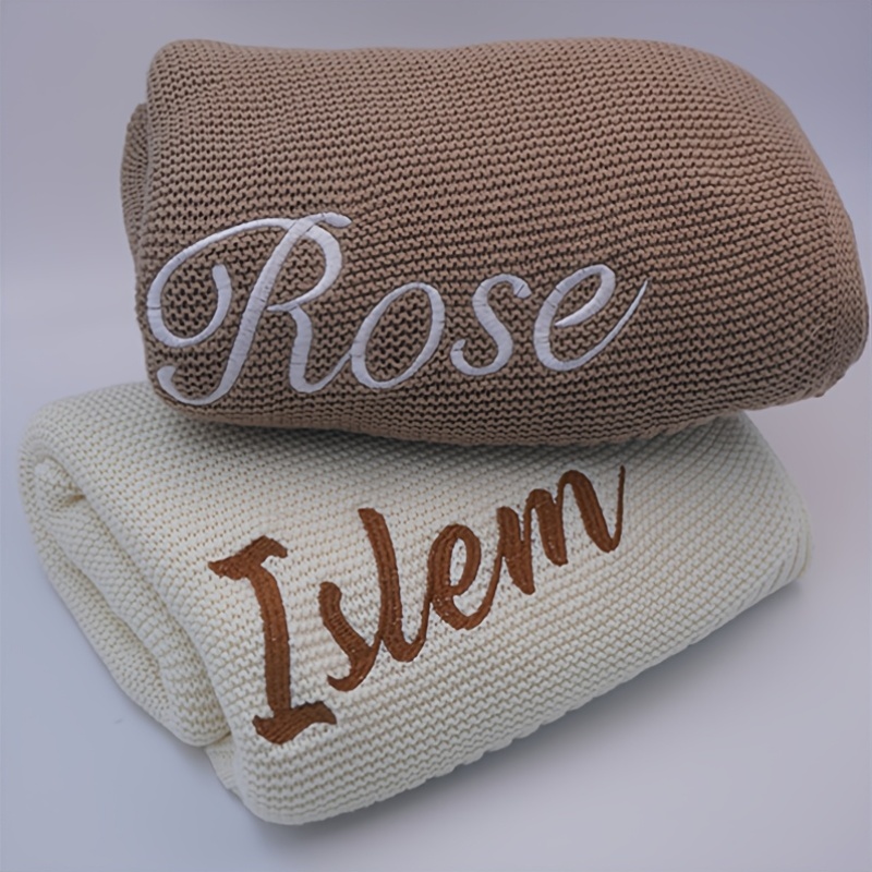 Custom Embroidered Blanket, Soft and Durable, Machine Washable