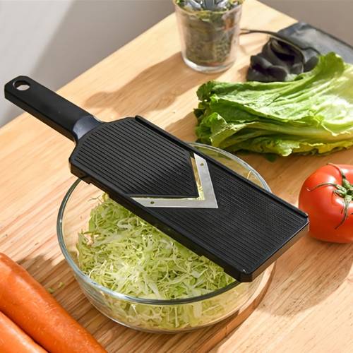 handheld mandoline slicer green cabbage and lettuce for salad fast thin slicing vegetable cutter kitchen gadget for