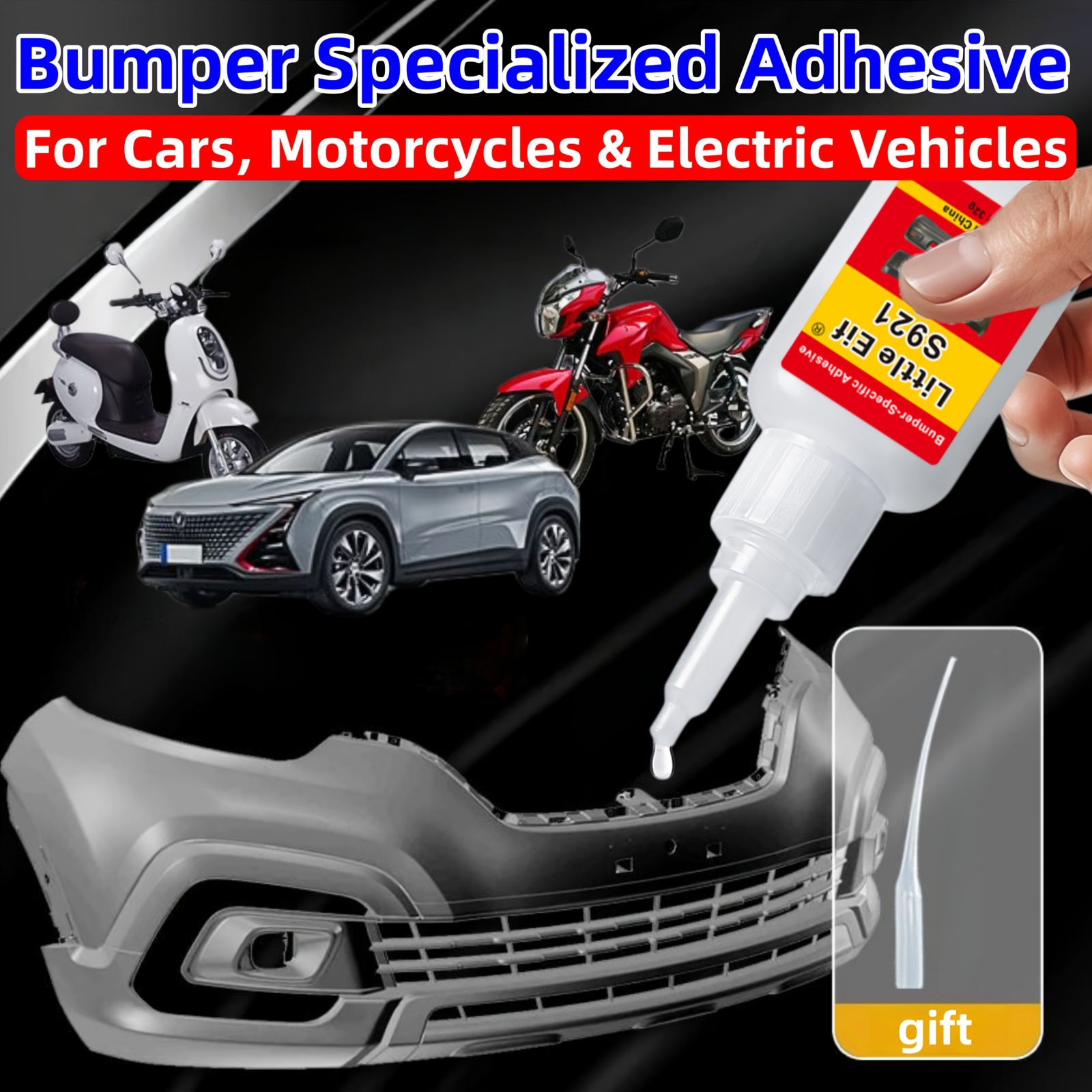 car plastic repair   fast bonding and durable high strength   for bumper and auto plastics works on bumpers fenders door handles body shells mirrors trim   automotive plastic crack and break repair